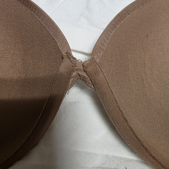 SKIMS Ultimate Nipple Push-up Bra 32DDD Bronze Kim Kardashian Seamless Bra - Picture 16 of 16